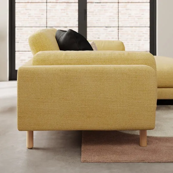 Newton Chunky Tonal Weave Corner Chaise 2