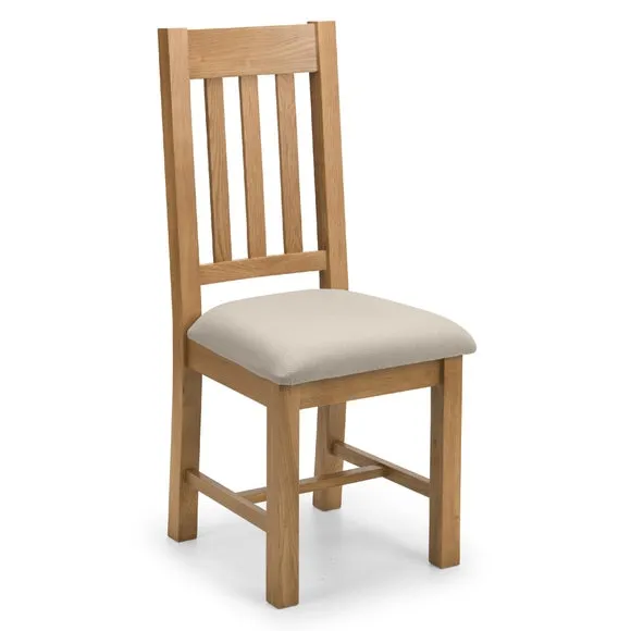 Hereford Set of 2 Dining Chairs, Taupe Faux Linen 3
