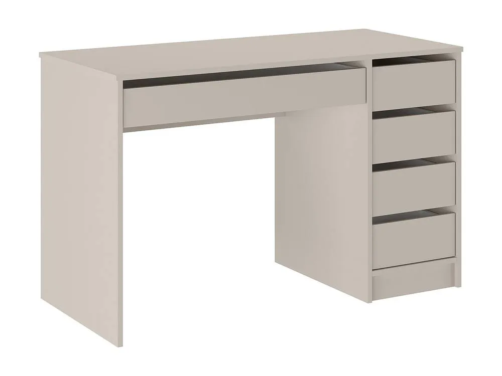Vente-unique Desk With 5 Drawers - Beige - JENEMI 5