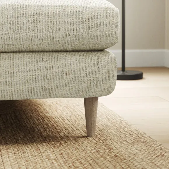 Sven Chunky Chenille Large Corner Chaise Sofa 4