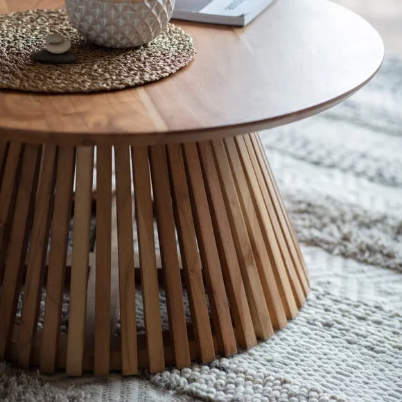 Dawson Slatted Coffee Table 4