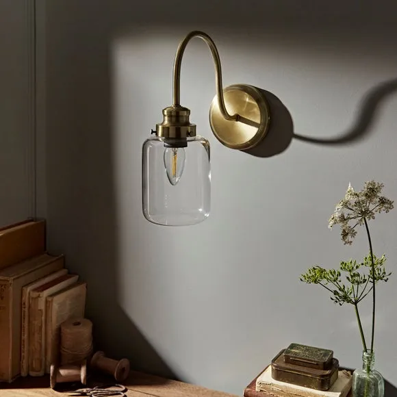 Industrial Curved Wall Light 2