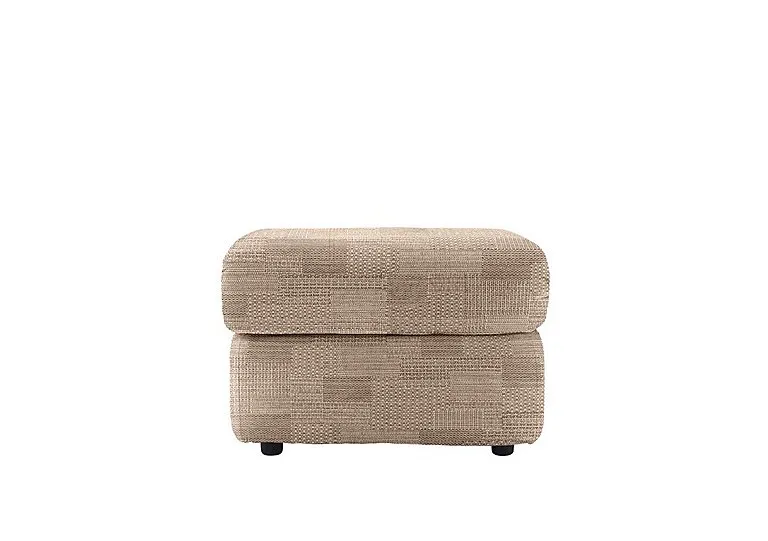 Chloe Fabric Footstool - Faro Sand