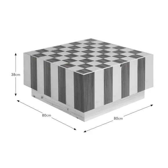 Harmon Games Storage Coffee Table, Mango Wood 6