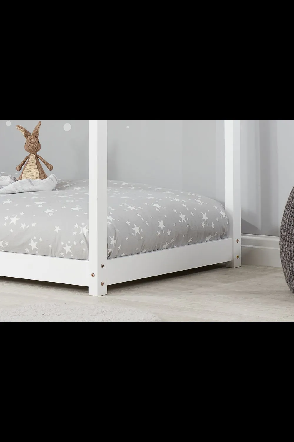 Birlea House Bed in White 3
