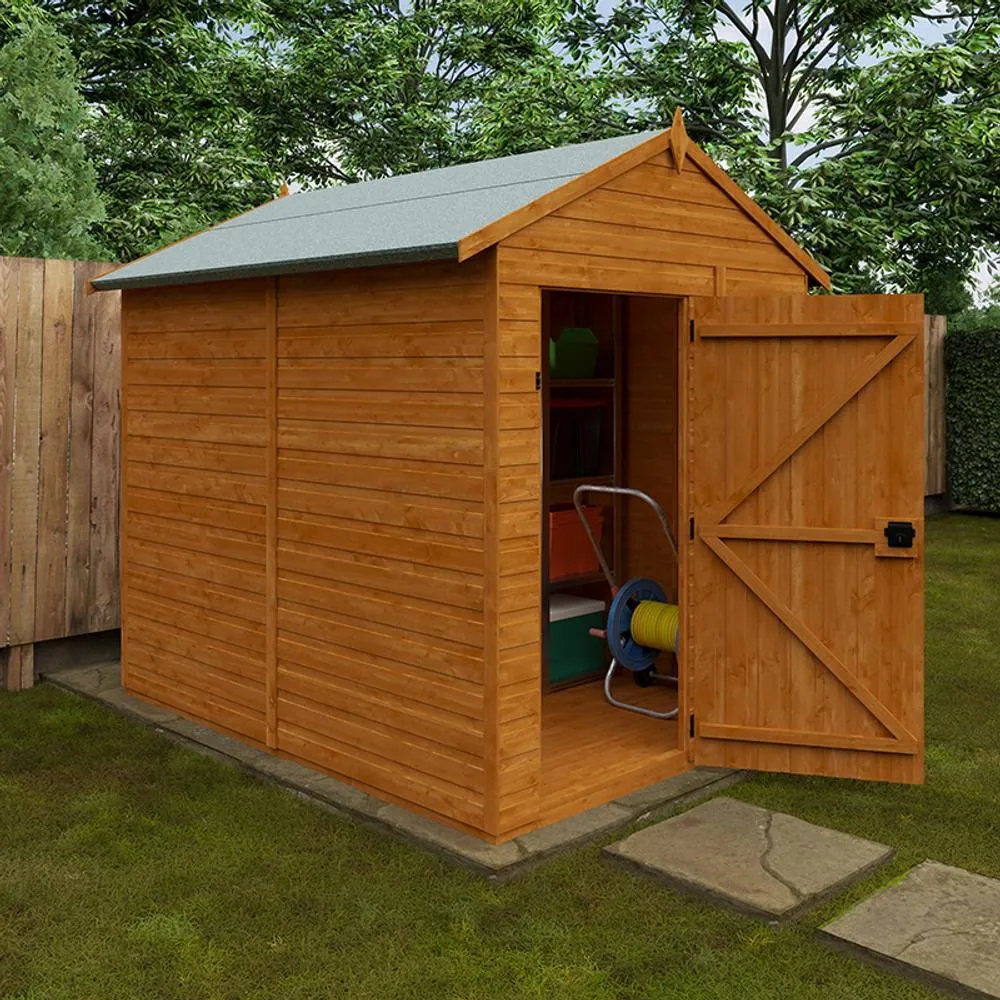 Buttercup Farm 8 x 6 Feet Flex Apex Windowless 12mm Flex - L238.8 x W175 x H213.5 cm in Burnt Orange 6