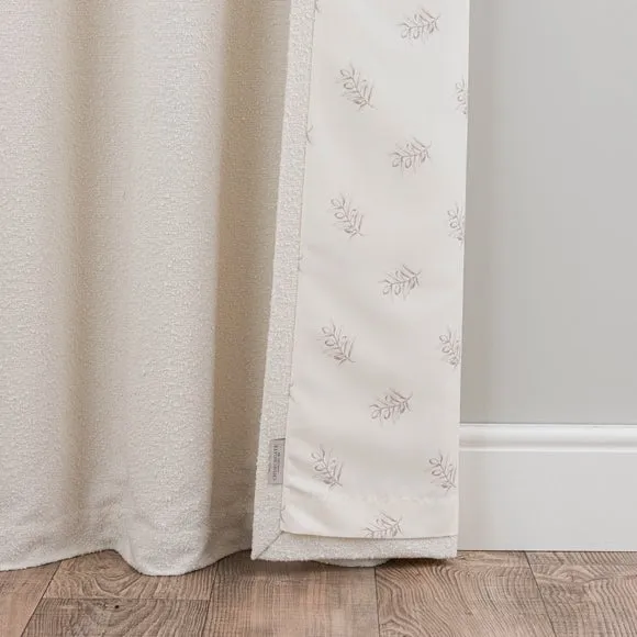 Churchgate Woodhouse Boucle Pencil Pleat Curtains 6
