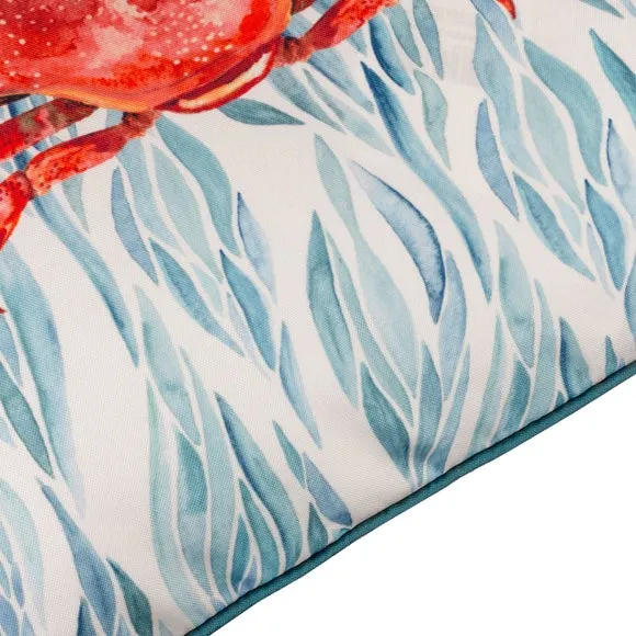 Abersoch Crab Outdoor Square Cushion 3