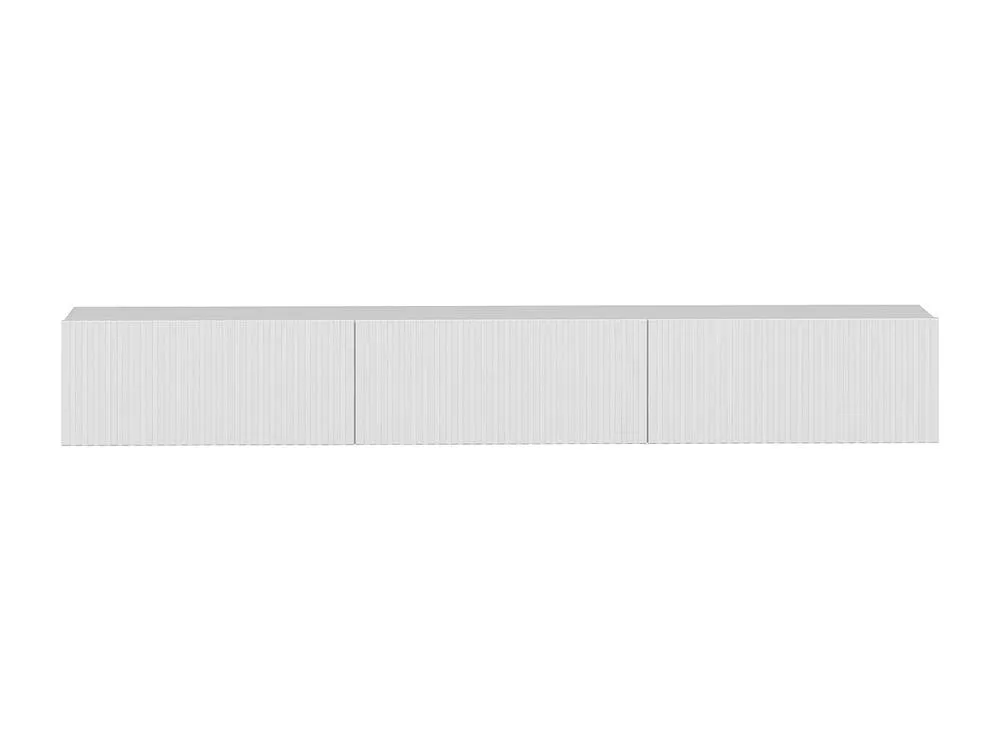 Vente-unique Wall - Mounted TV Unit With 3 Doors - White - DANTAY 2