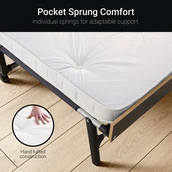 Jay-Be Grand Folding Bed with e-Pocket Tufted Mattress 2