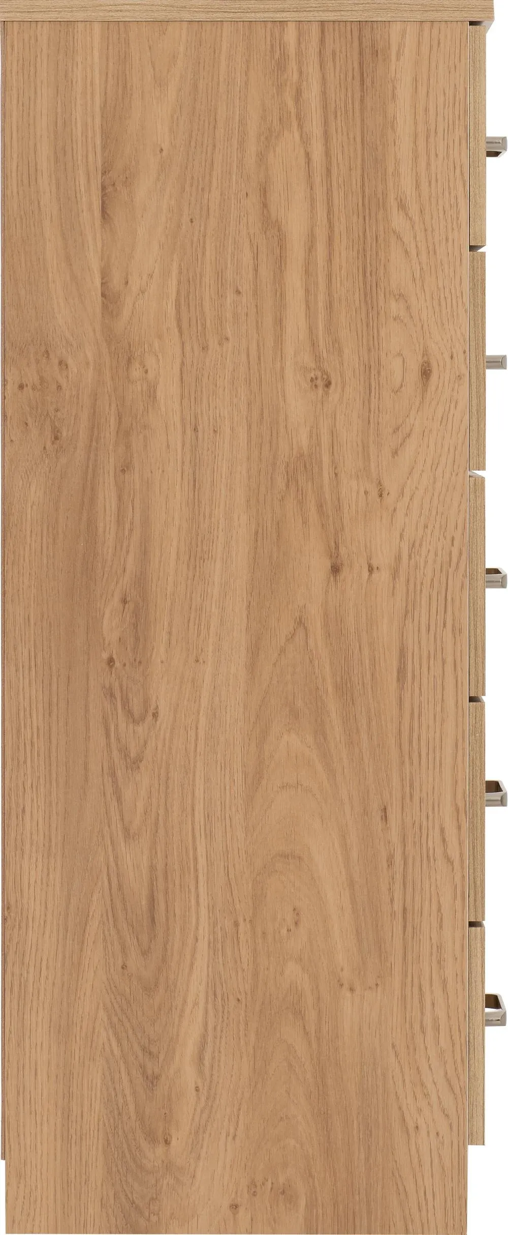 Seconique Dakotia 5 Drawer Narrow Chest in Light Oak 5