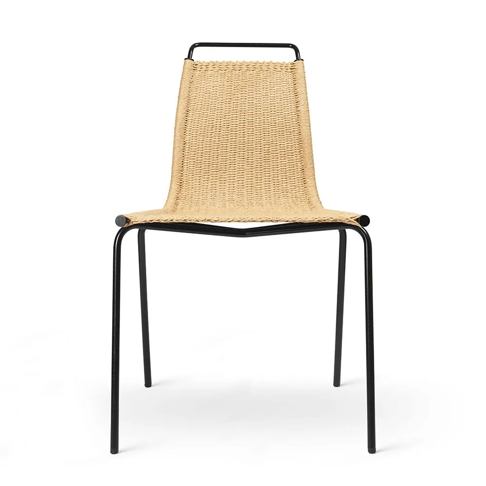 Carl Hansen & Son PK1 Chair Black Frame Natural Paper Cord 2