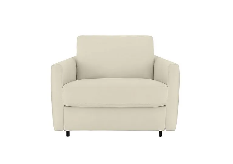 Alcova Leather Chair Sofa Bed with Slim Arms - Sofas and Armchairs - In Time for Christmas