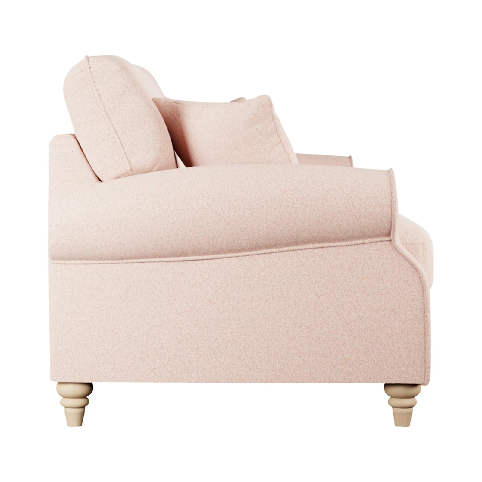 Hattie 3 Seater Sofa, Pink Fabric | Barker & Stonehouse 3
