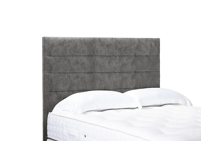 Artisan Collection Natsu High Floor Standing Headboard - Single - Daytona Pebble