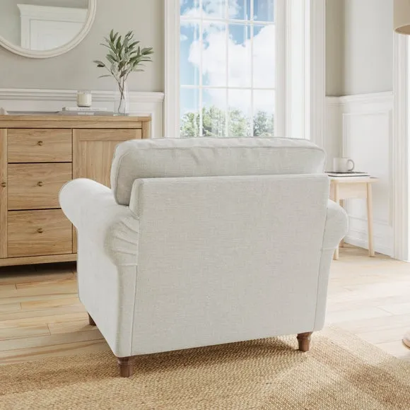 Flori Chenille Soft Texture Armchair 2