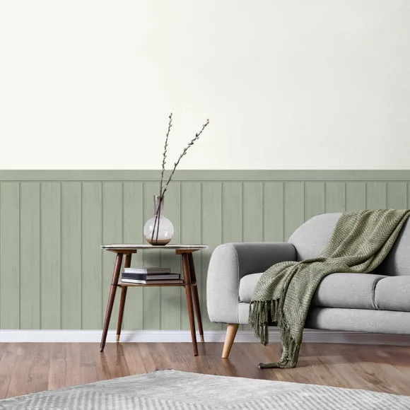 Tongue and Groove Panel Wallpaper 5