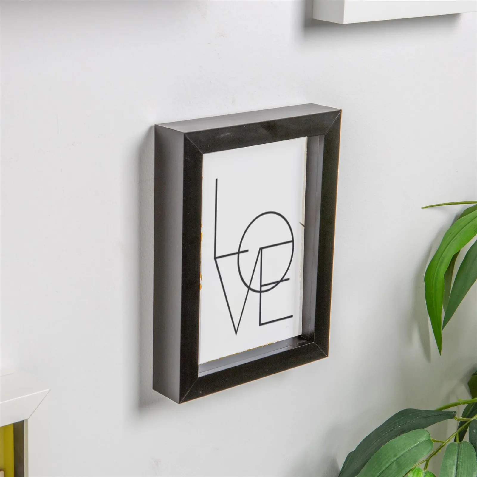Nicola Spring 3D Box Photo Frames - 5 x 7" - Pack of 2 in Black 6