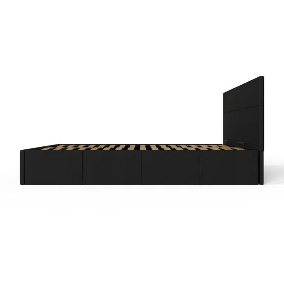 End Lift Ottoman Bed Frame, Faux Leather 6