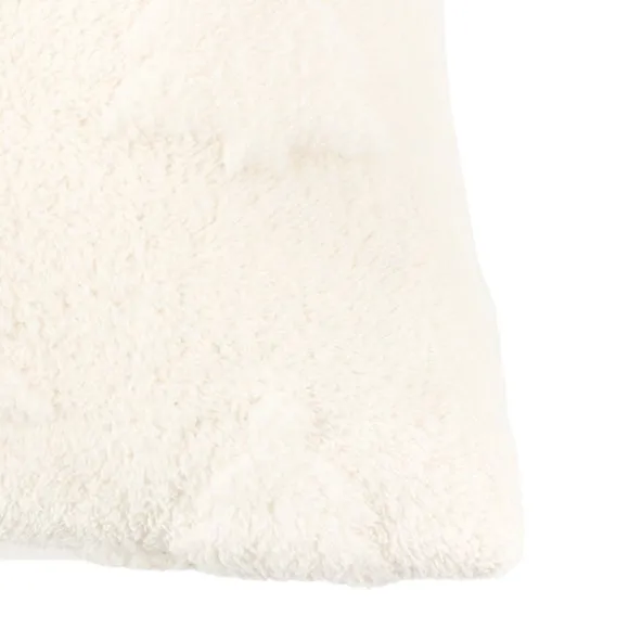 Luxurious Christmas Tree Embellished Sherpa Square Cushion 3