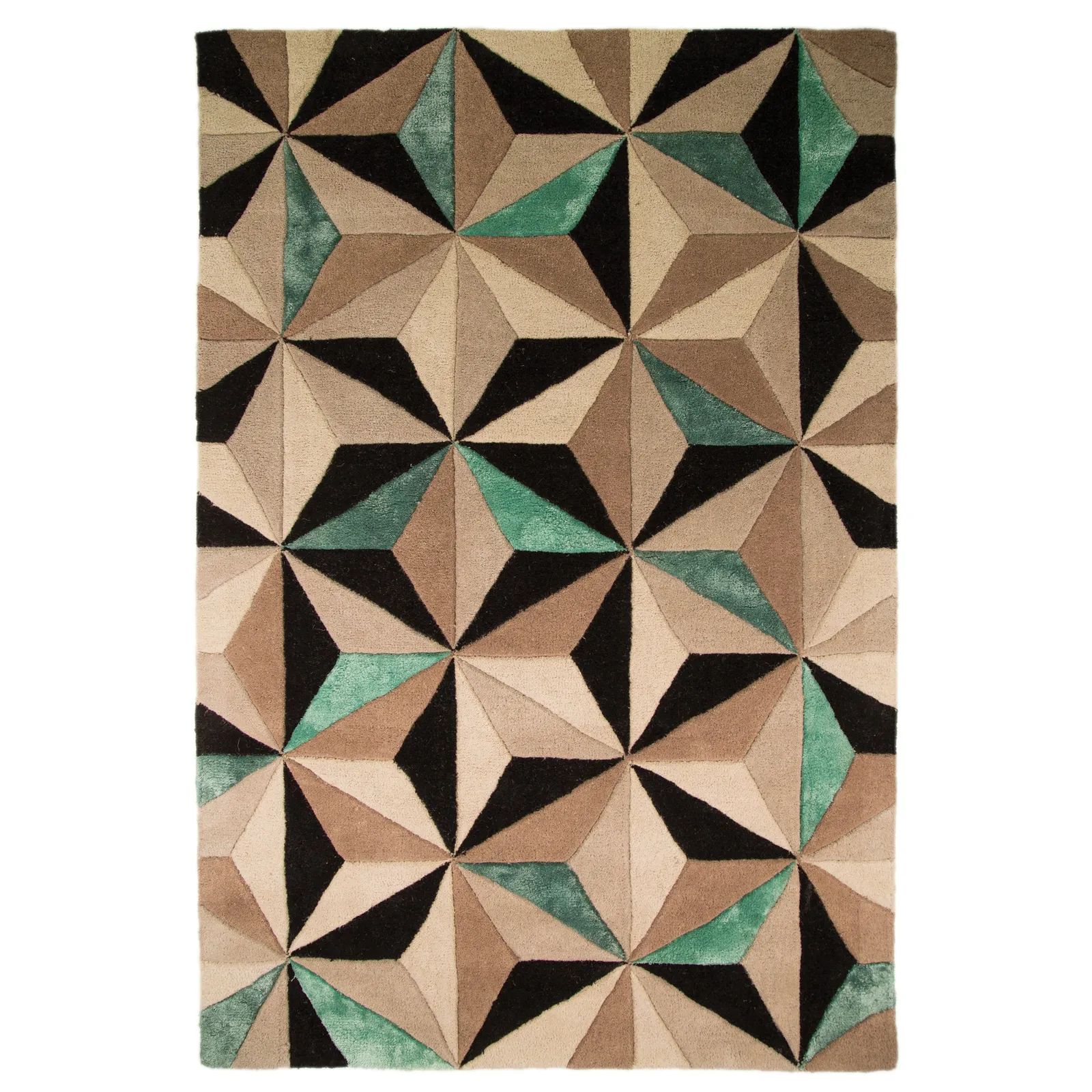 Scorpio Geometric Rug Teal (Blue)
