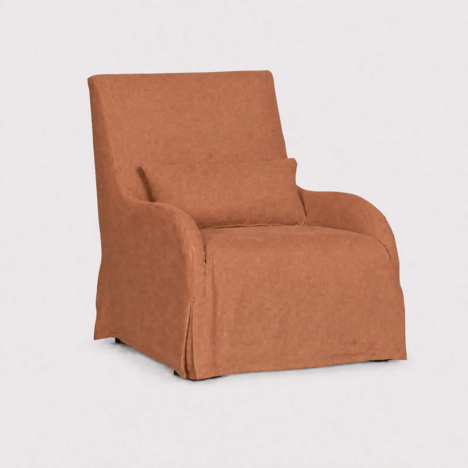 Bibury Armchair - French Riviera Style, Orange Fabric | Barker & Stonehouse 1