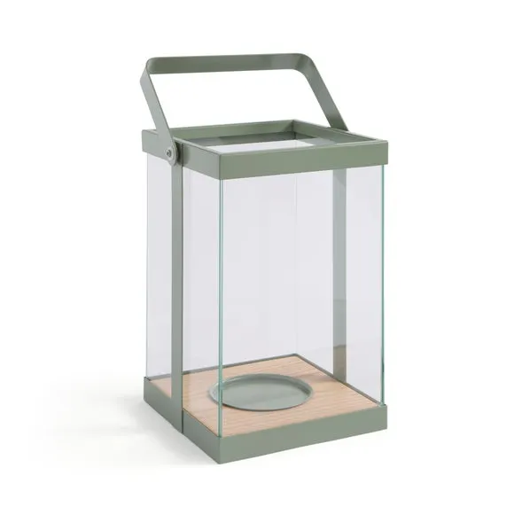 Modern Glass & Metal Lantern 3