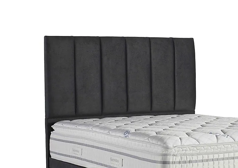 Spire Floor Standing Headboard - Double - Daytona Coal