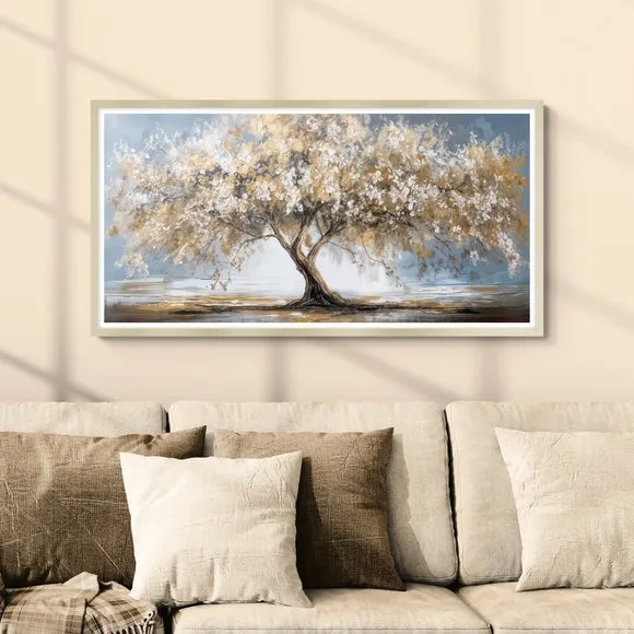 Artko Champagne Blossom Tree by M. Torelli Framed Print
