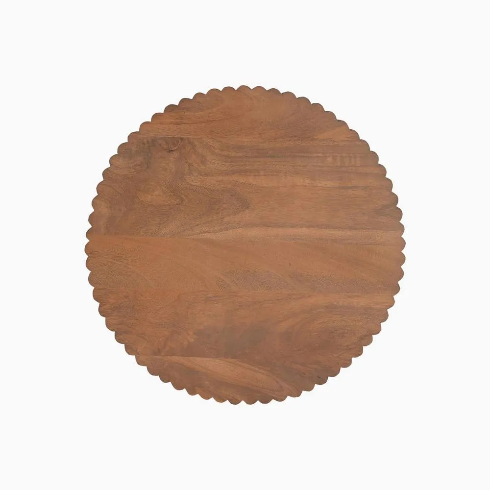 FurnitureboxUK Hood Round Walnut Wood Coffee Table 5