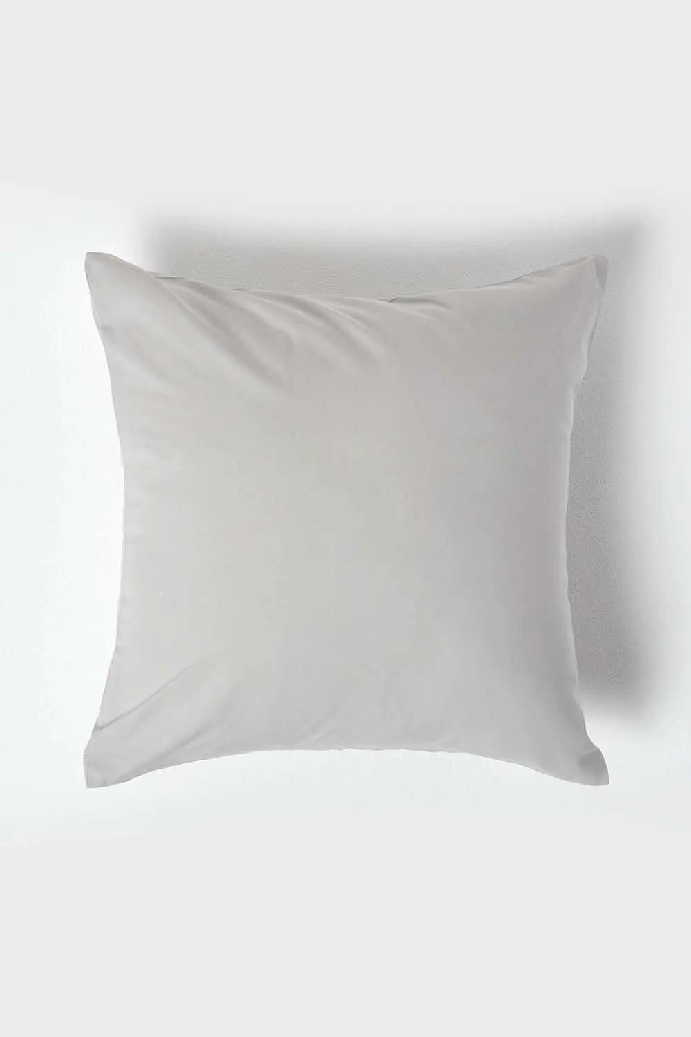 Homescapes Continental Egyptian Cotton Pillowcase 200 TC, 40 x 40 cm in Silver 1