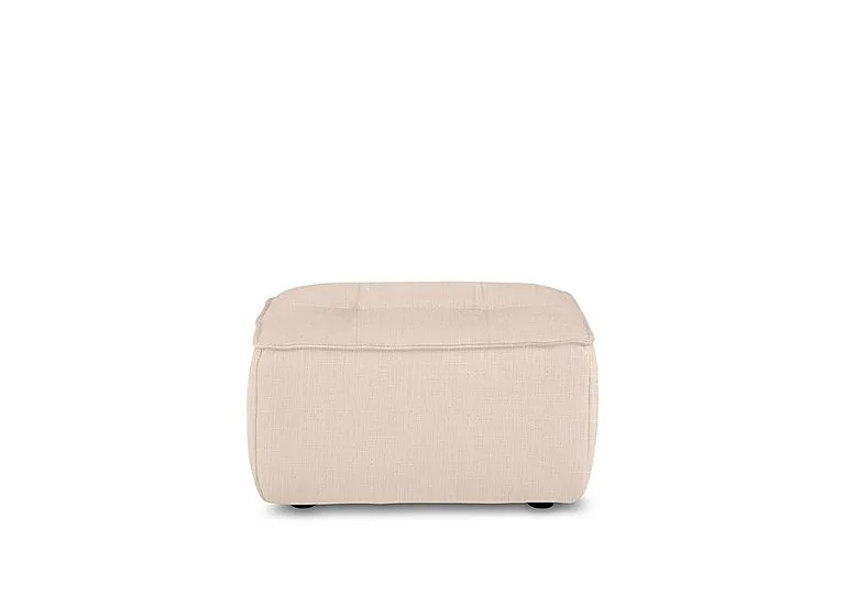 Cushino Rectangular Fabric Footstool - Living Room Furniture - In Time for Christmas