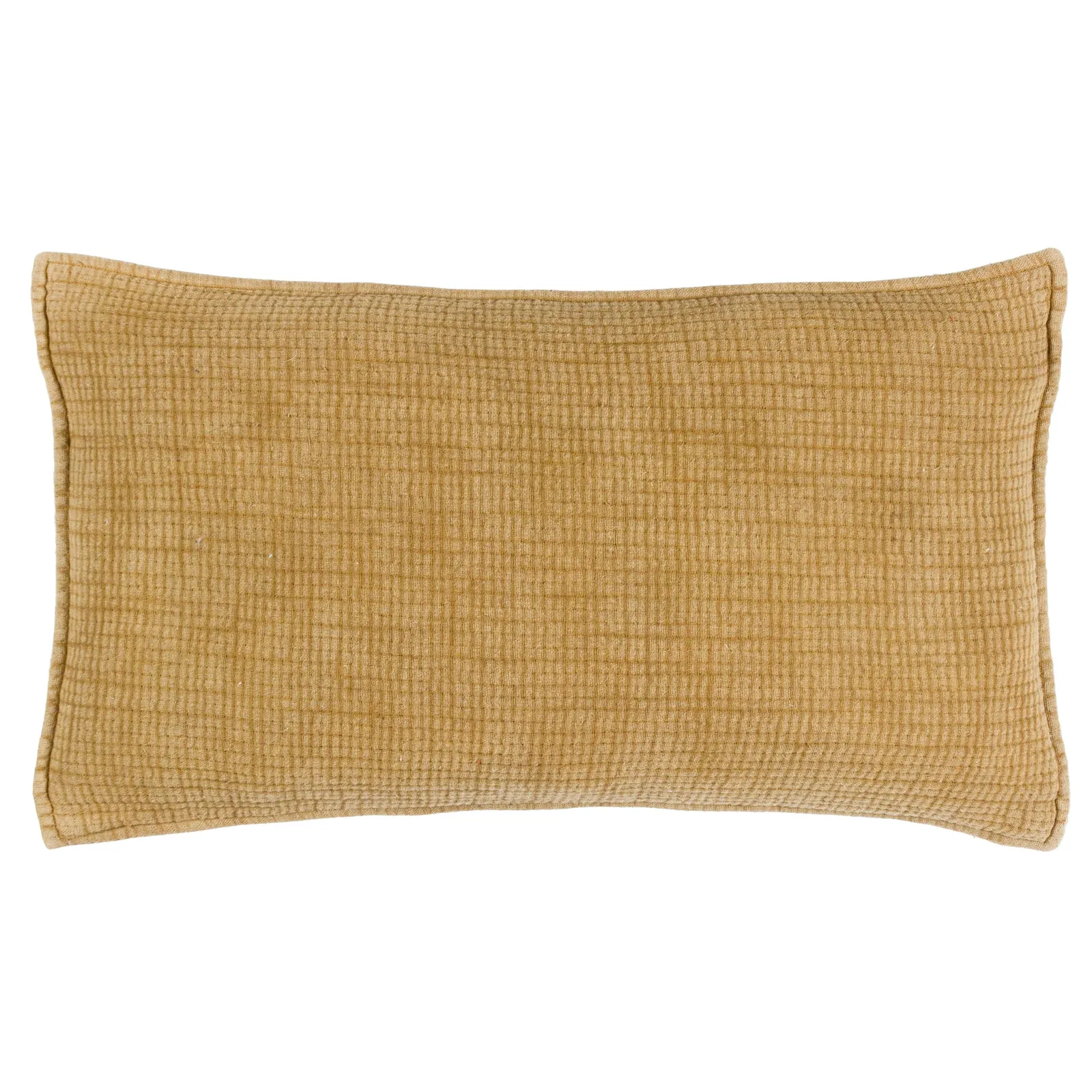 Yard Ribble 100% Cotton Acid Wash Cushion in Yellow 2