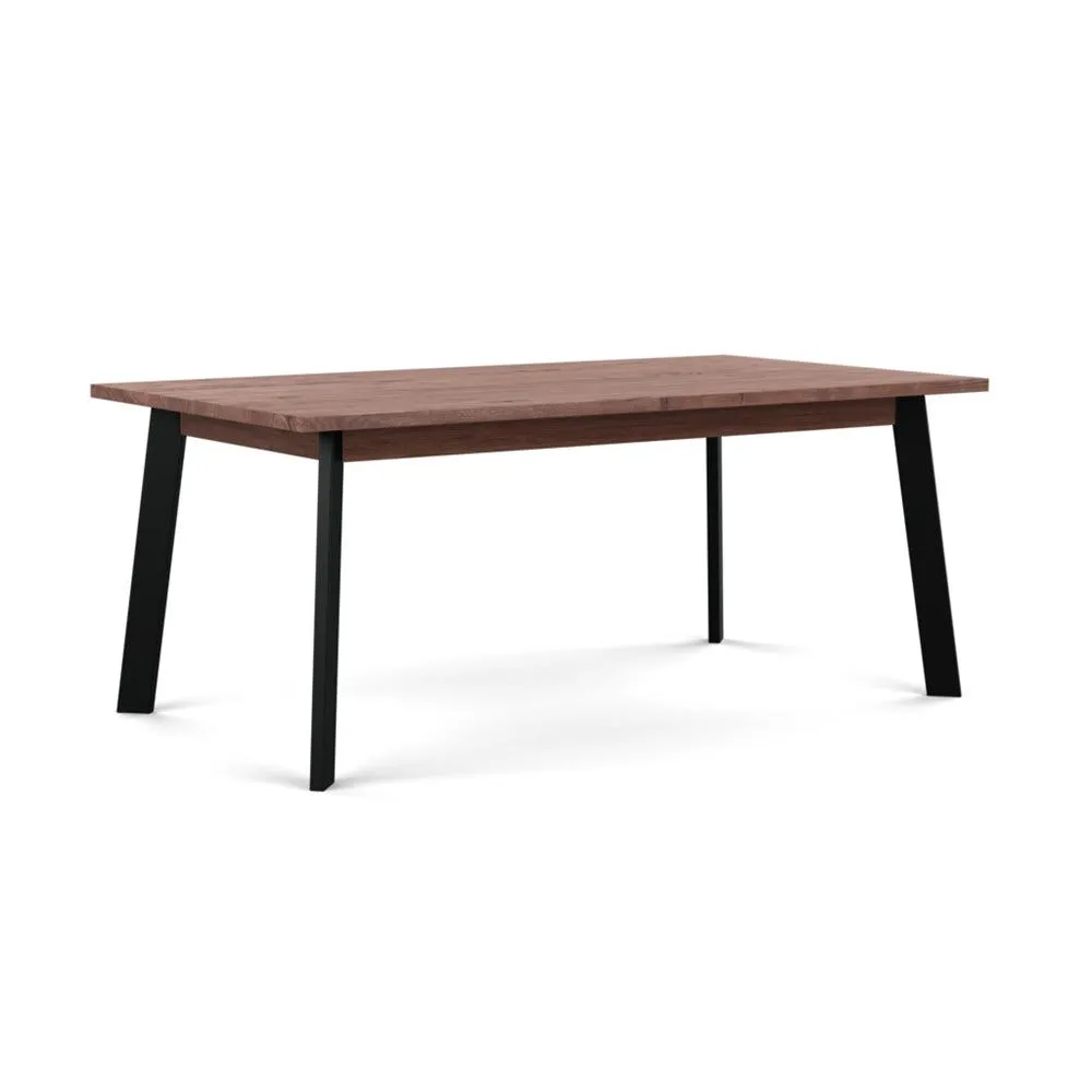 Heal's Nova Extending Dining Table Walnut L180 + 50cm x2 3