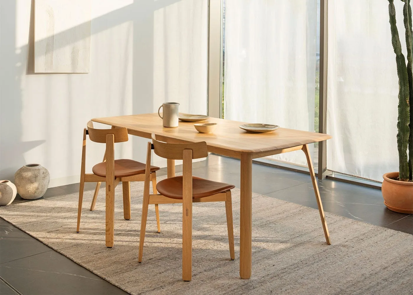Gazzda Nora Dining Chair in Black Lacquered Oak 3