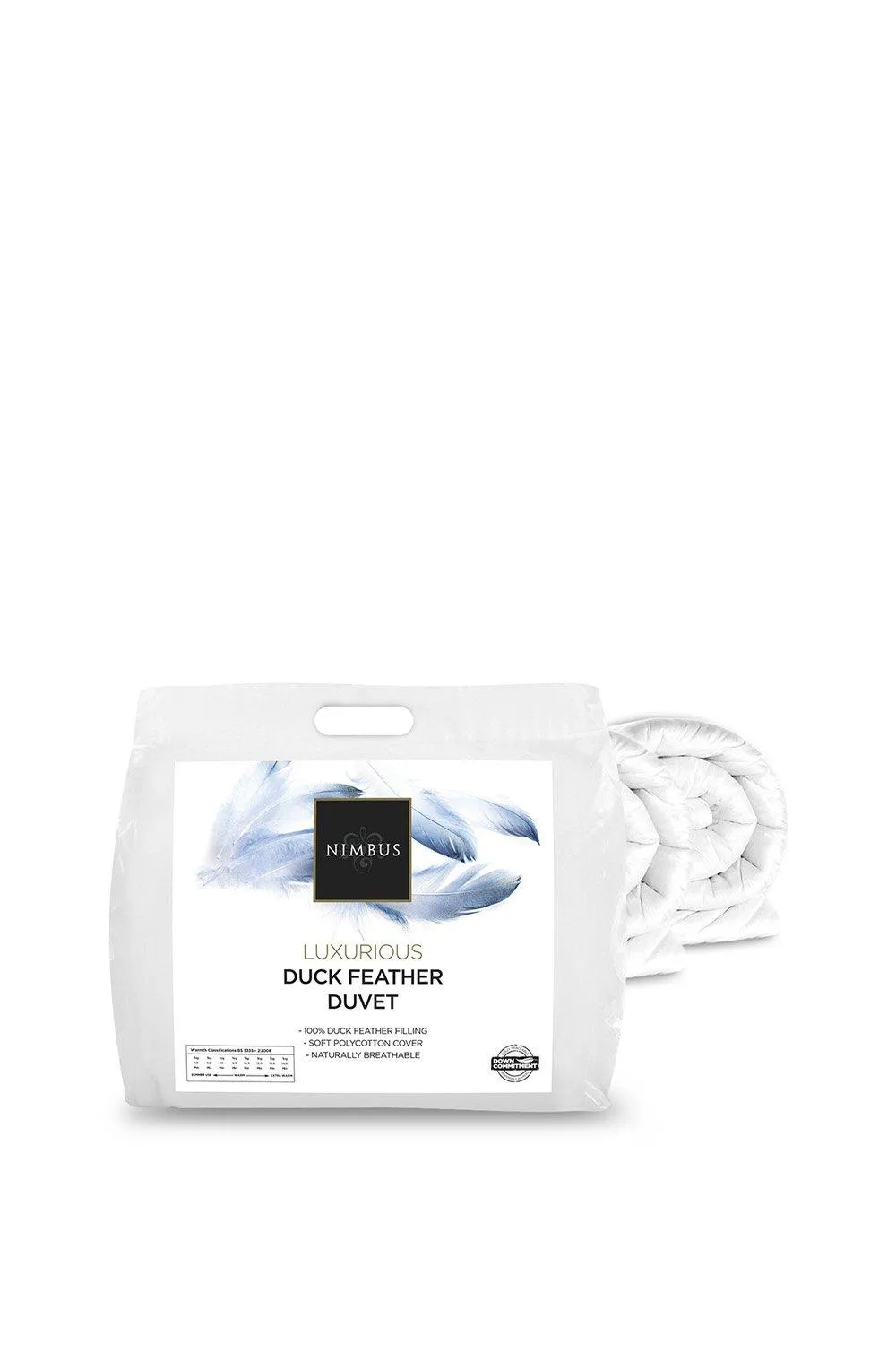 Duck Feather Single Duvet 10.5 Tog