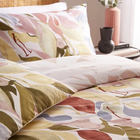 Furn. Amarosa Abstract Single Duvet Cover Set, Pink 2