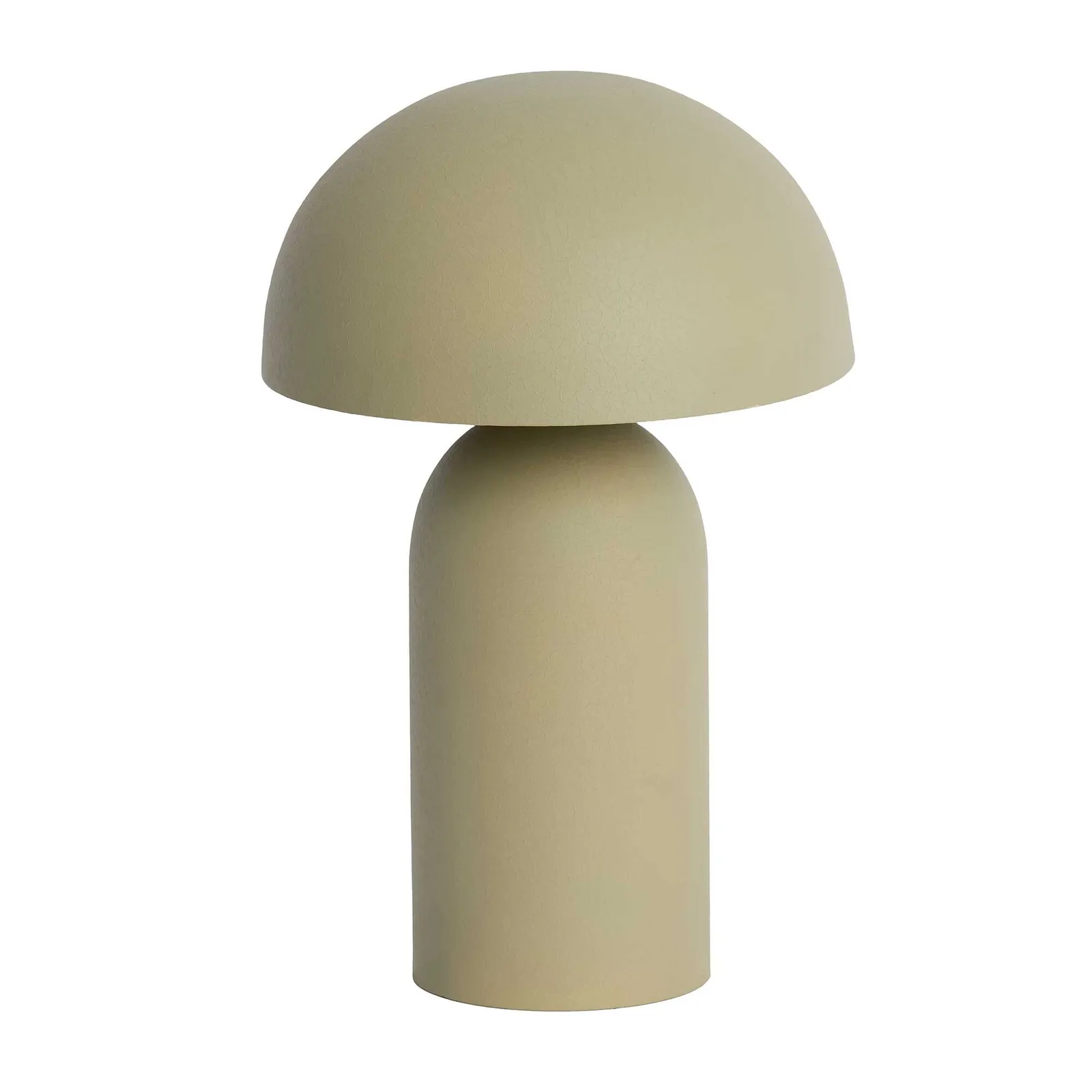 Matt Sage Mushroom Lamp, Green Metal | Barker & Stonehouse