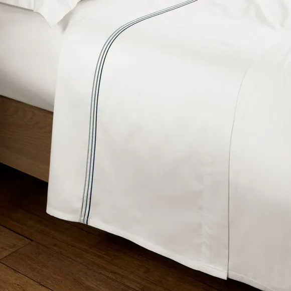 Dorma Rovello Embroidery 100% Cotton Flat Sheet 2