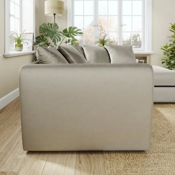 Blake Curved Arm Opulent Velvet Corner Chaise Sofa 2