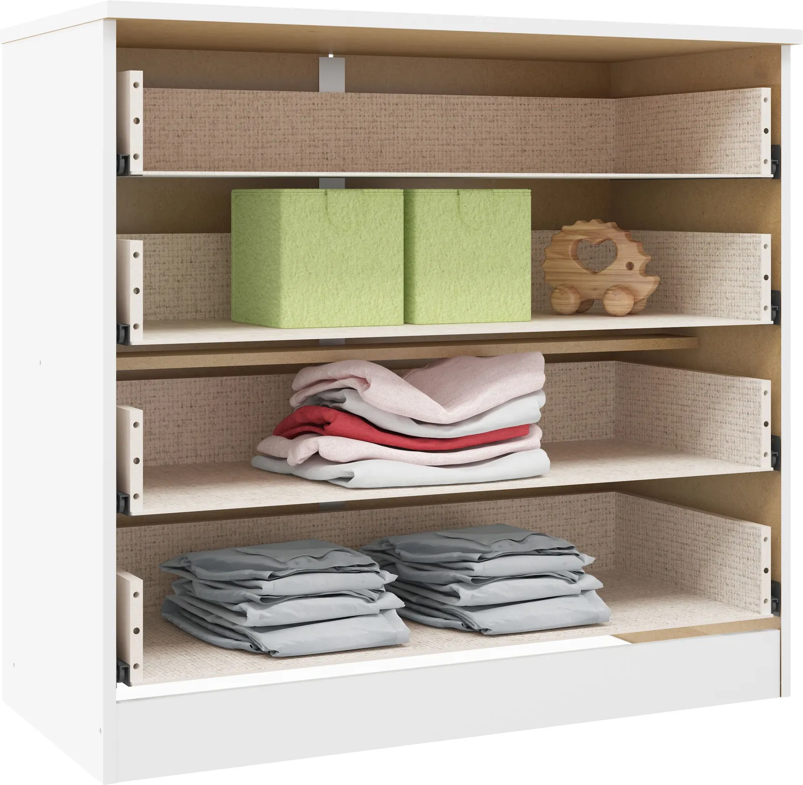Seconique Denver 4 Drawer Chest in Blue 5