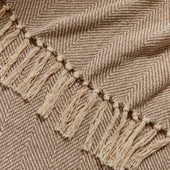 Jenson Herringbone Throw Blanket 2