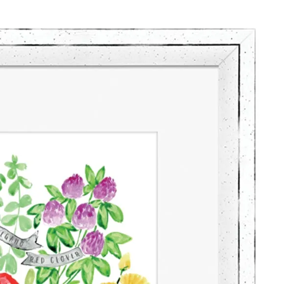 The Art Group Medicinal Herbs Watercolour Bouquet Framed Print 3