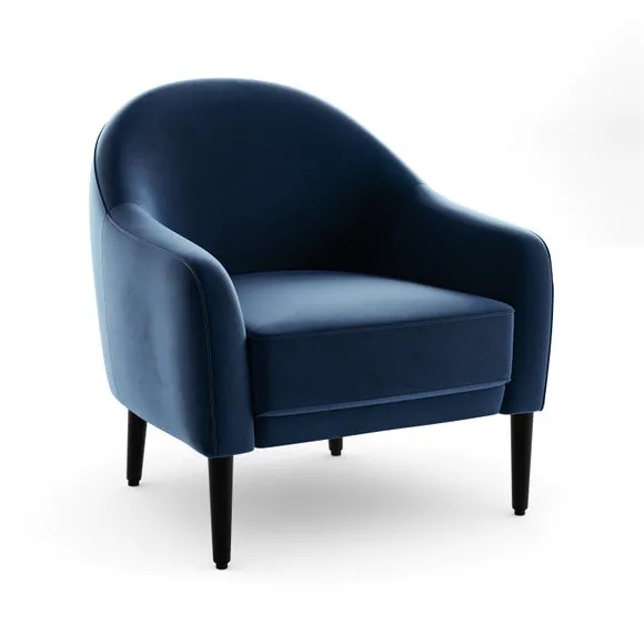 Kaspar Velvet Tub Chair 5