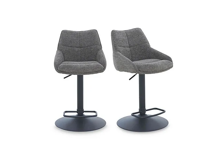Kiara Pair of Swivel Bar Stools