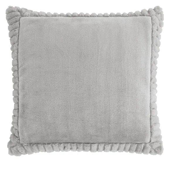 Catherine Lansfield Faux Velvet Cushion 1