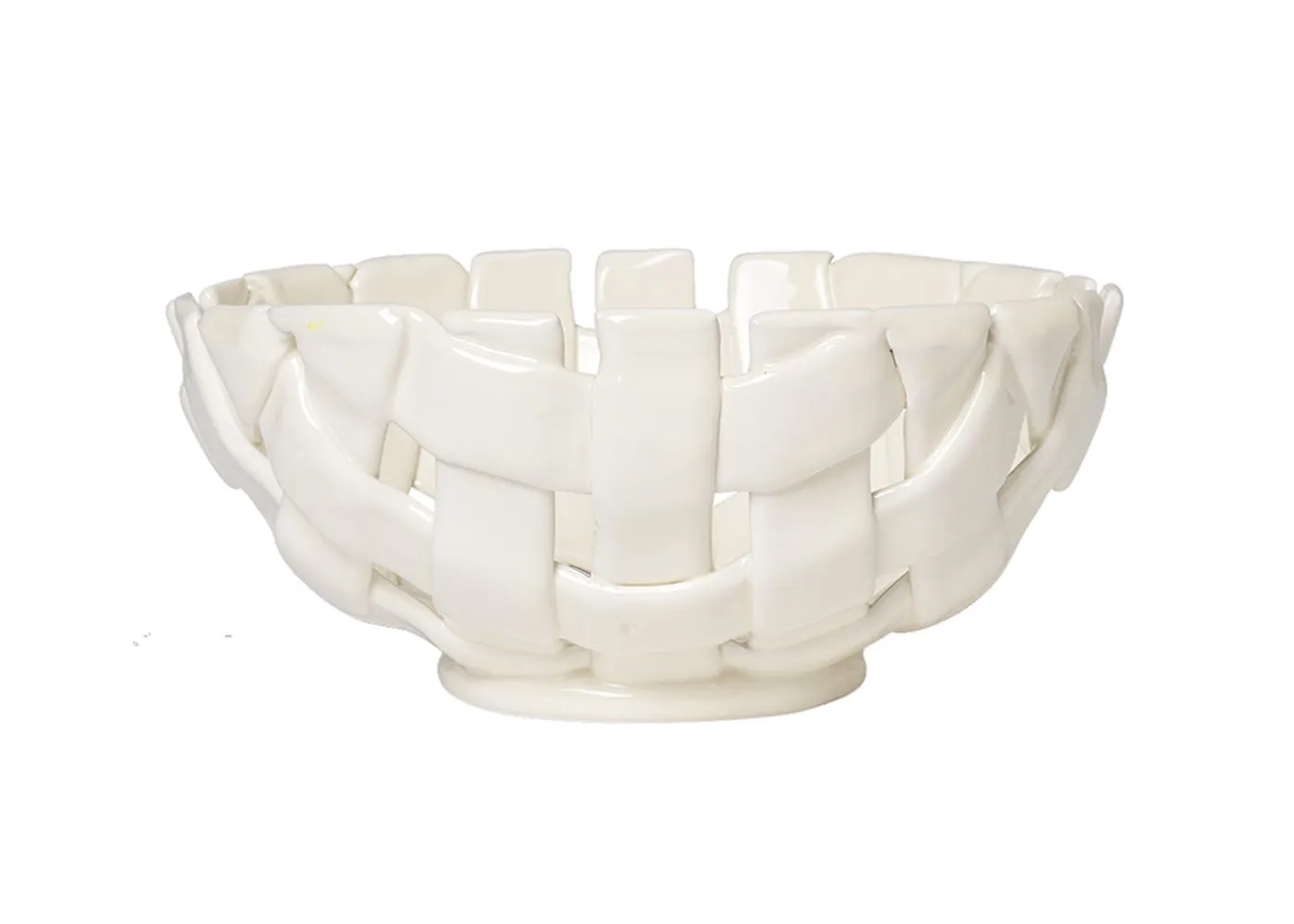 ferm LIVING Plait Bowl Off-white