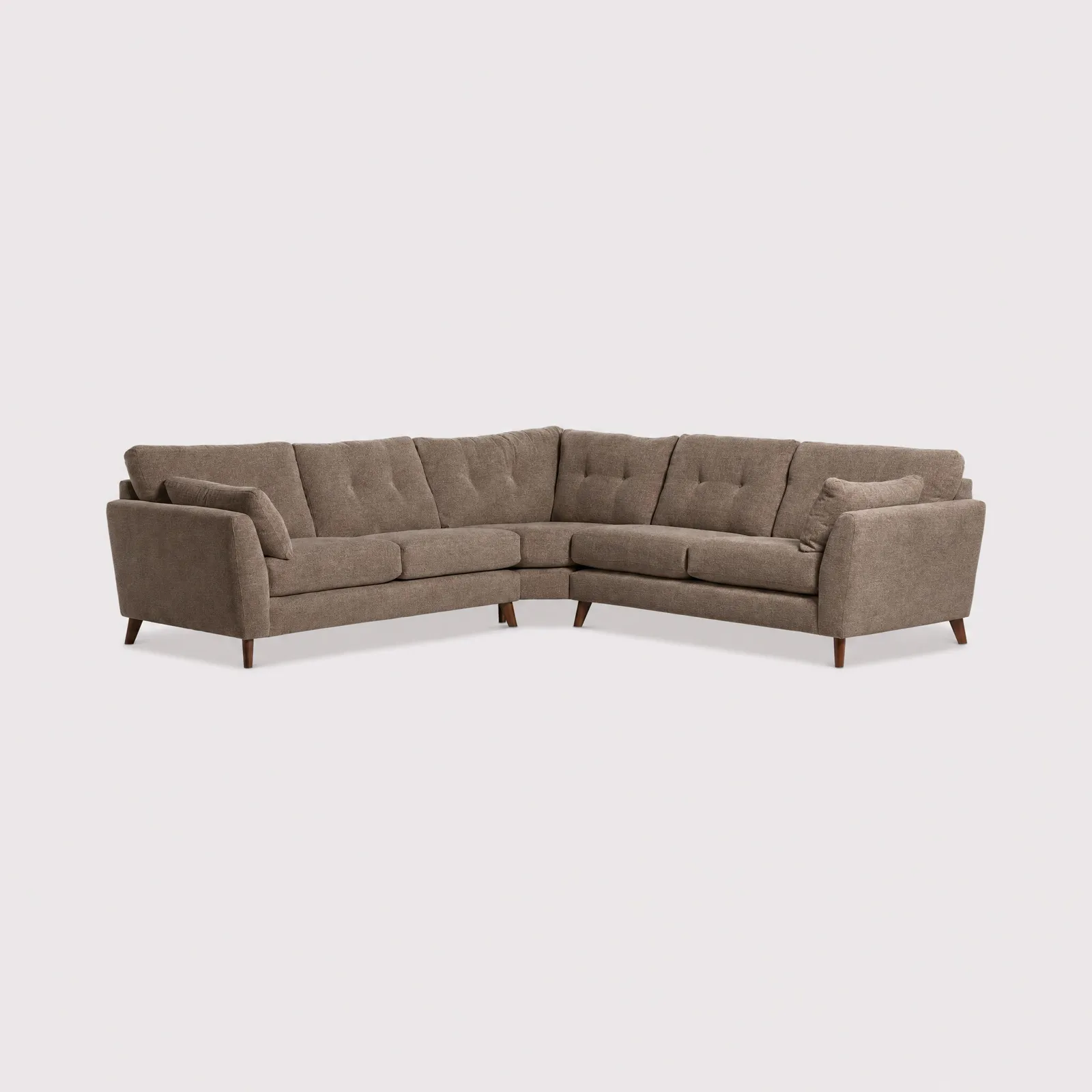 Benton Large Corner Sofa, Brown | Barker & Stonehouse 1