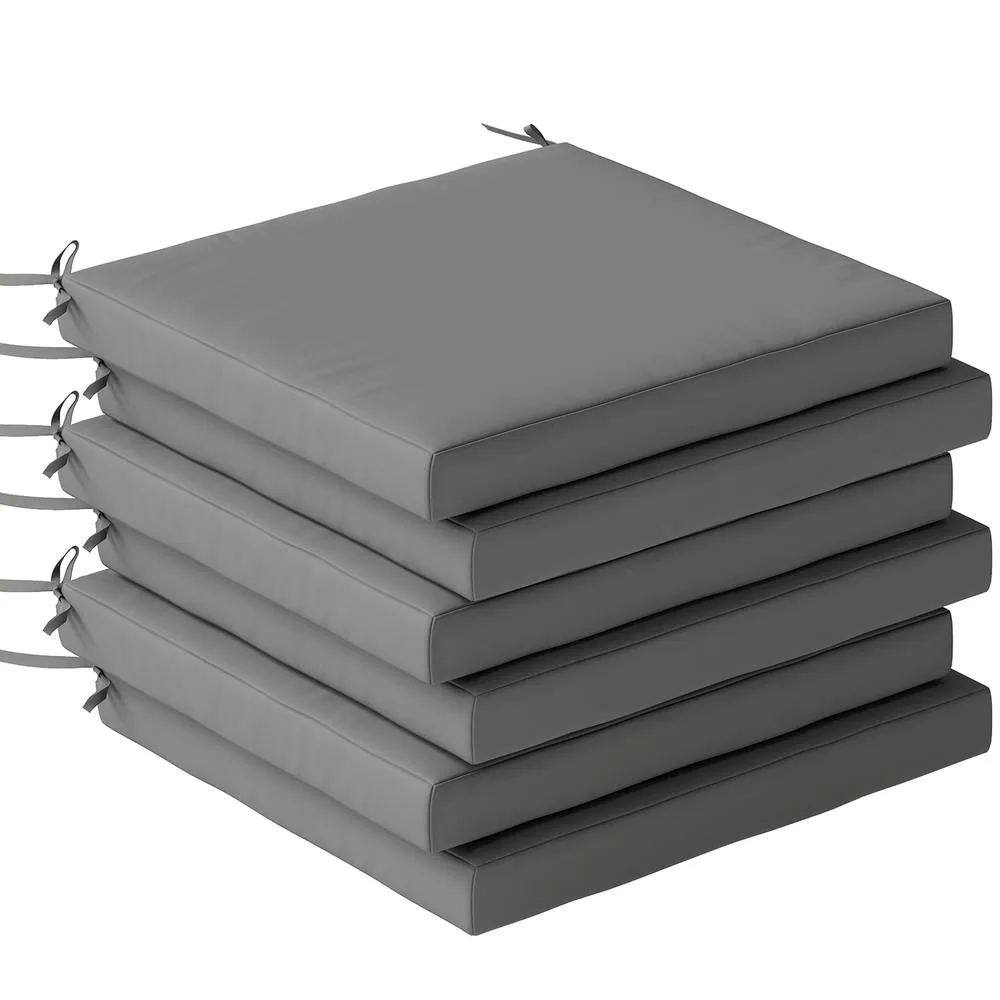 OUTSUNNY Seat Cushions with Machine Washable Cover in Dark Grey 2