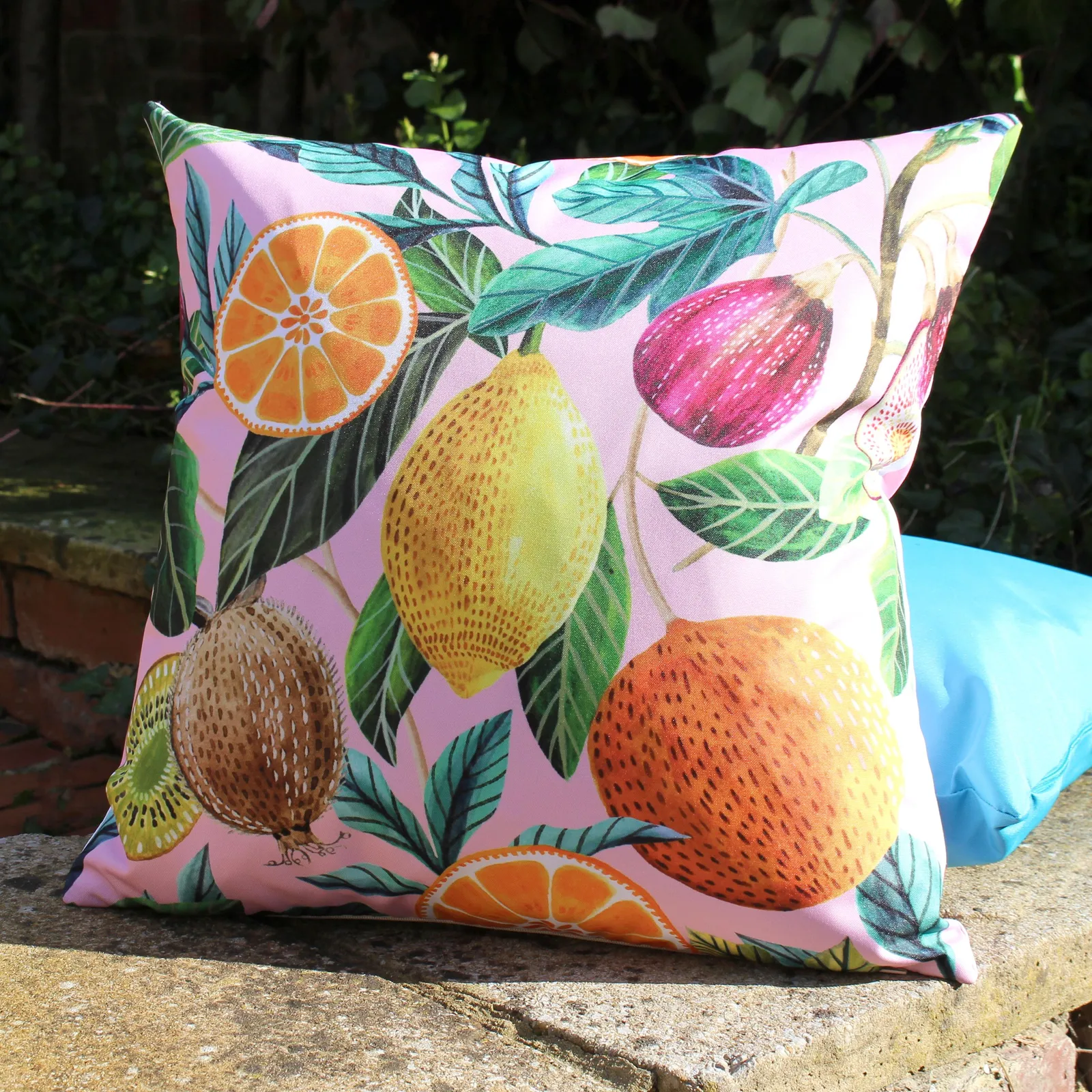 Evans Lichfield Citrus Tropical Water & UV Resistant Outdoor Cushion